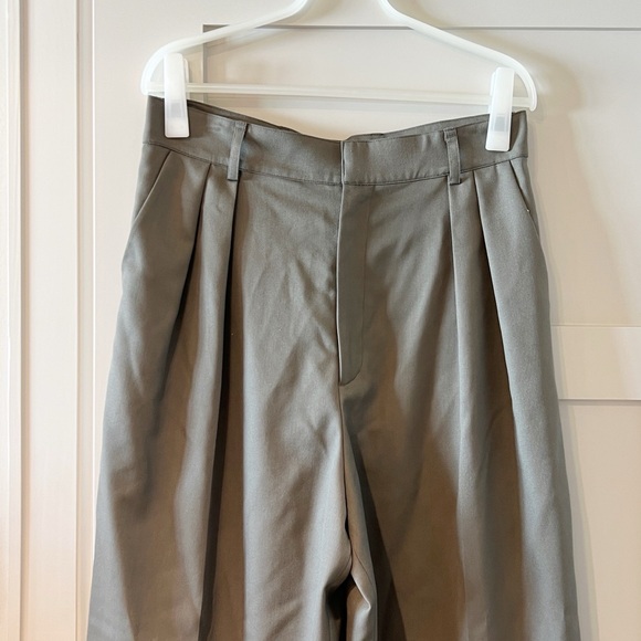 Kallmeyer Lightweight Wool Pleated Wide leg Trousers - Picture 3 of 10